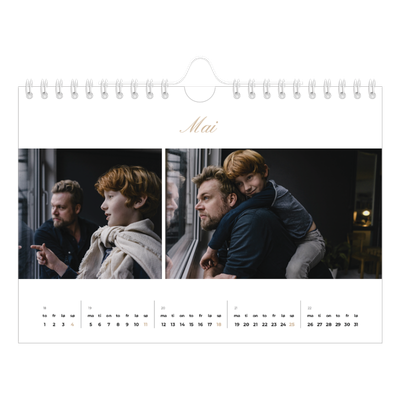Fotokalender A5 — Elegant kalender [kalender-forside]