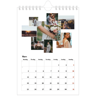 Fotokalender A5 — Collage shapes [Mars]