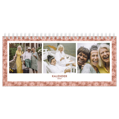 Bordkalendere — Blomstermønster [kalender-forside]