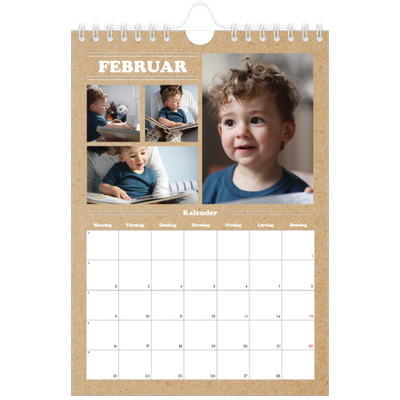 Fotokalender A5 — Magasinstil [Februar]