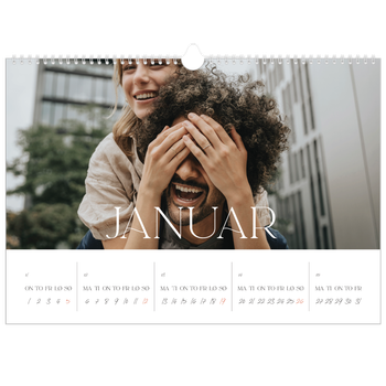 Fotokalender A3 — Store bilder