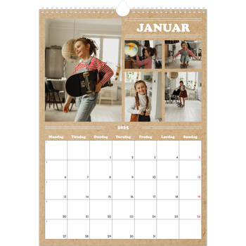 Fotokalender A3 — Magasinstil
