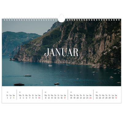 Fotokalender A3 — Endeløs flukt [Januar]