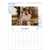Fotokalender A4 (20 x 30 cm) — Elegant blomstret [Mars]