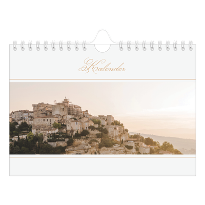 Fotokalender A5 — Elegant gull [kalender-forside]