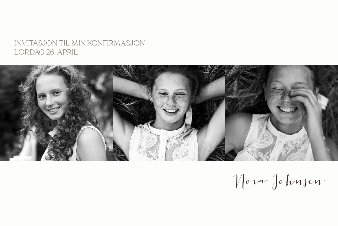 Invitasjoner — Tidløs design