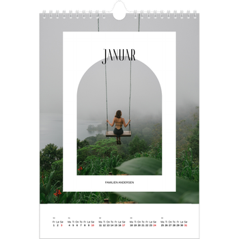 Fotokalender A4 — Den åpne buen