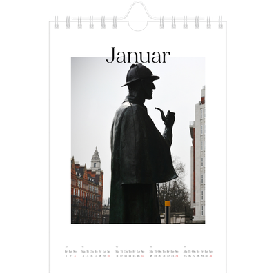 Fotokalender A5 — Min reiseskildring [Januar]
