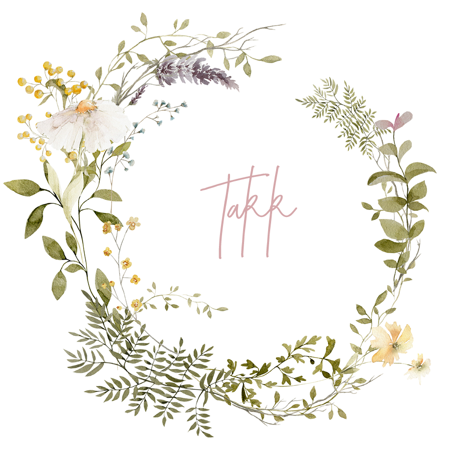 Fotokort — Glede i blomstring