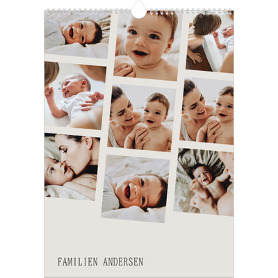 A3 Månedskalender — Bilder i bevegelse [kalender-forside]