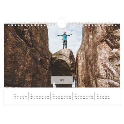 Fotokalender A4 — Klassisk kalender [kalender-forside]
