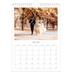 Fotokalender A4 (20 x 30 cm) — Klassisk kobolt [Januar]