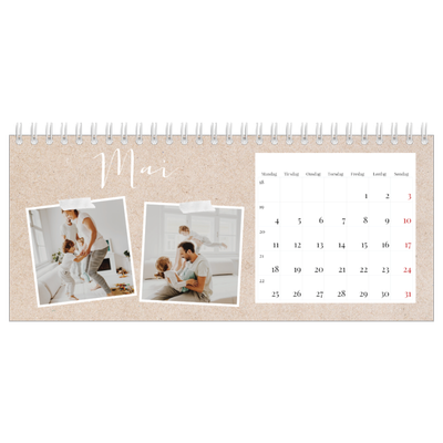 Bordkalendere — Scrapbook kalender [kalender-forside]