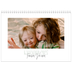Fotokalender A4 dobbel (30 x 40 cm) — Flere fonter [kalender-forside]
