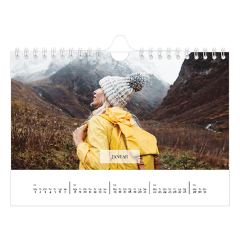 Fotokalender A5 — Klassisk kalender