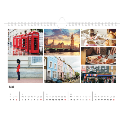 Fotokalender A4 — Bilderutenett [kalender-forside]
