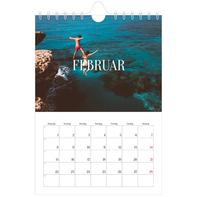 Fotokalender A5 — Endeløs flukt [Februar]