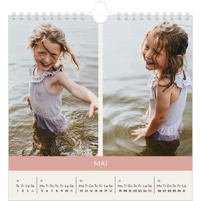 Månedskalender kvadratisk — Pastellkapitler [kalender-forside]