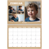 Fotokalender A4 dobbel (30 x 40 cm) — Magasinstil [Februar]