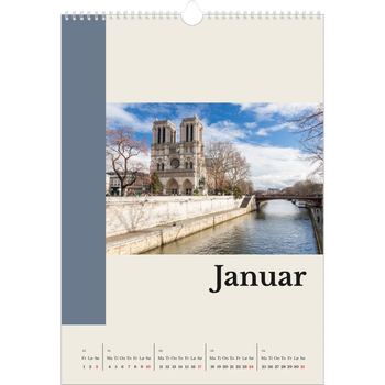 Fotokalender A3 — Verdens severdigheter