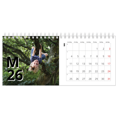 Bordkalendere — Bokstav og tall [kalender-forside]