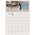 Fotokalender A4 dobbel (30 x 40 cm) — Initialer i blomst [Februar]