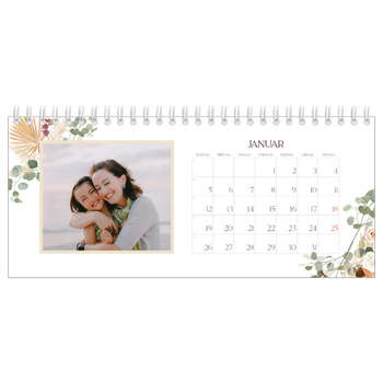 Bordkalender med foto — Bohemsk stil
