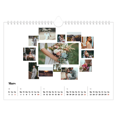Fotokalender A4 — Collage shapes [Mars]