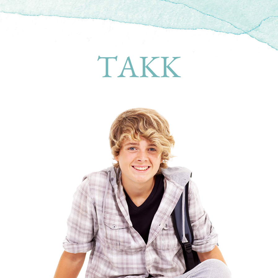 Takkekort — Vannfarge ramme