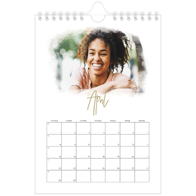 Fotokalender A5 — Diffuse bilderammer [April]