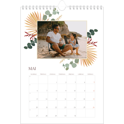 Fotokalender A4 (20 x 30 cm) — Bohemsk stil [kalender-forside]