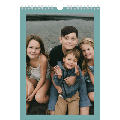 Fotokalender A4 (20 x 30 cm) — Kalender i jordtoner [kalender-forside]