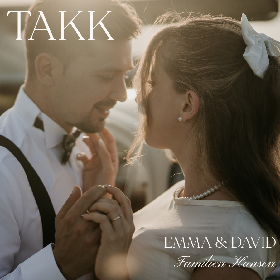 Takkekort — Serif og øyeblikksbilder