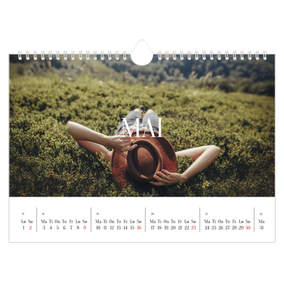 Fotokalender A4 — Endeløs flukt [Mai]