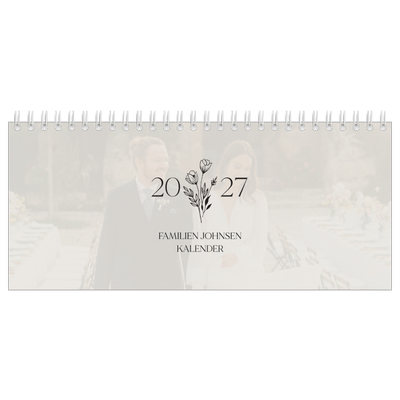 Bordkalendere — Initialer i blomst [kalender-forside]