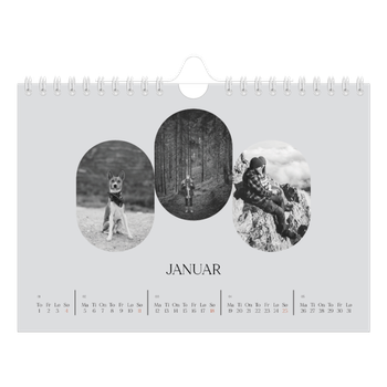 Fotokalender A5 — Den åpne veien