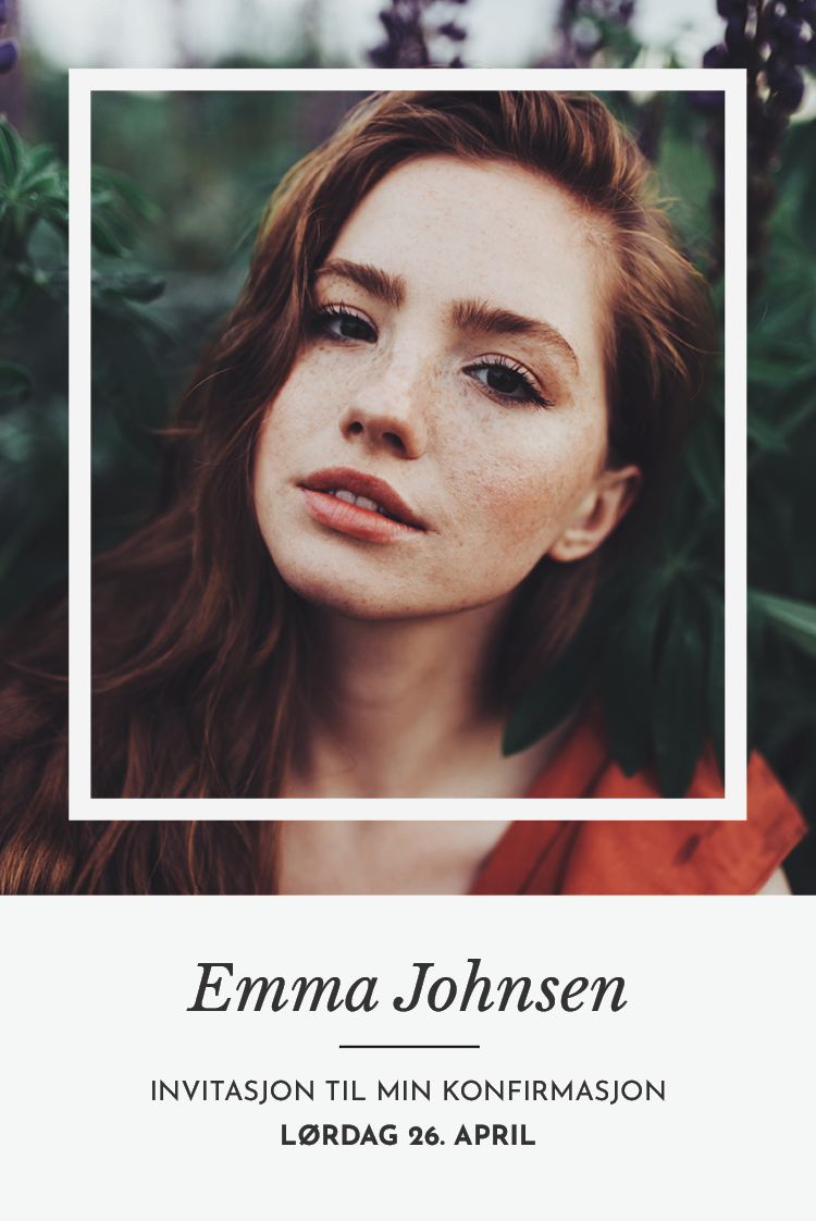 Invitasjoner — Innrammet bilde