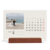 Bordkalender med trestativ - Liggende  — Initialer i blomst [Januar]