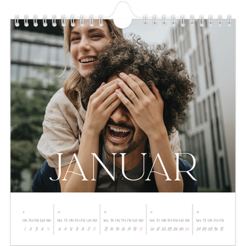 Fotokalender Kvadratisk — Store bilder