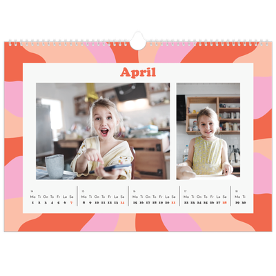 Fotokalender A3 — Lek med mønster [April]