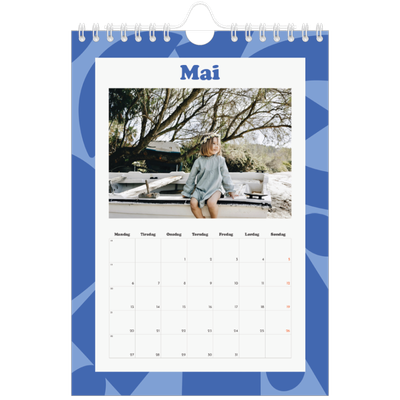 Fotokalender A5 — Lek med mønster [kalender-forside]