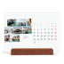 Bordkalender med trestativ - Liggende  — Byferie (hvit) [kalender-forside]