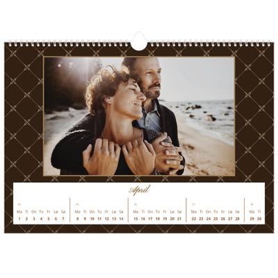 Fotokalender A3 — Geometrisk mønster [April]