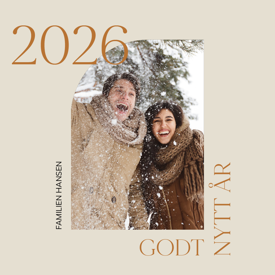 Fotokort — Vinter-serif