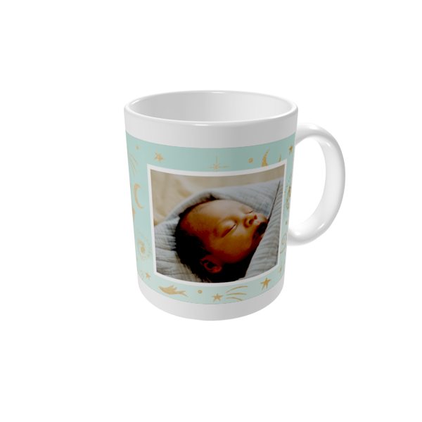 Kopp med bilde — Måne og stjerner