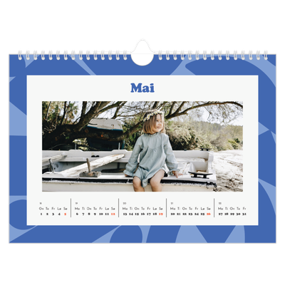 Fotokalender A4 — Lek med mønster [kalender-forside]