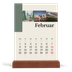 Bordkalender med trestativ - Stående — Verdens severdigheter [Februar]