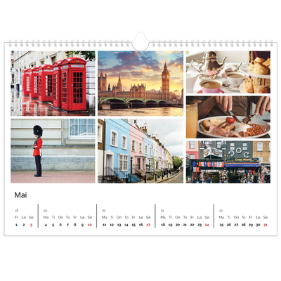 Fotokalender A3 — Bilderutenett [kalender-forside]