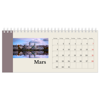 Bordkalendere — Verdens severdigheter [Mars]