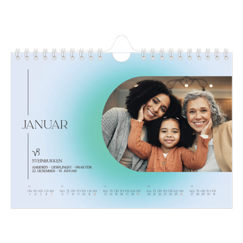 Fotokalender A5 — Astrologi gradient